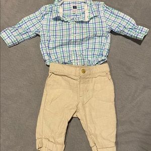 Janie and Jack Baby Boy 0-3 Month Outfit